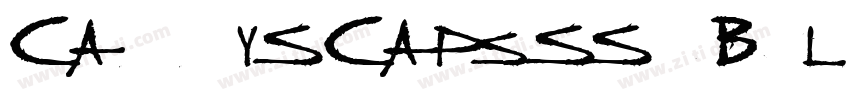CaddySCapsSSK Bold字体转换